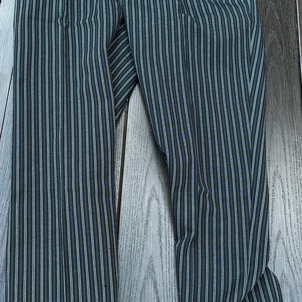Cannes Striped Print Jeans by Arveilo